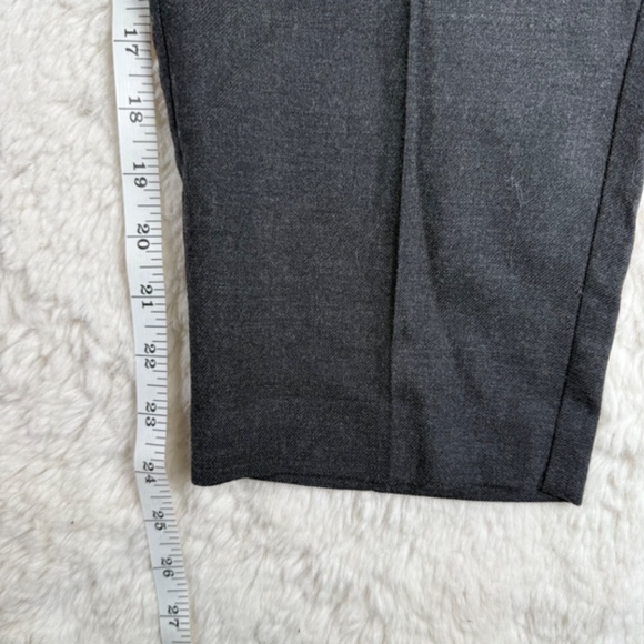Eileen Fisher Women's Wool Blend Tailored Dress Cropped Pants Grey Size 8 - Picture 3 of 7